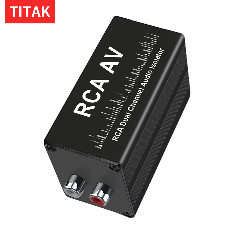 Audio Music Isolator - Isolator Loop Tanah Aux 3.5Mm Portabel
