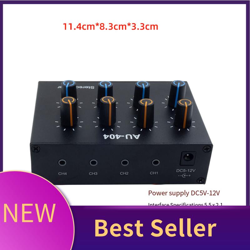 Audio Music Mixer - M07K-AU-404 Suara Stereo Empat Mixer Output
