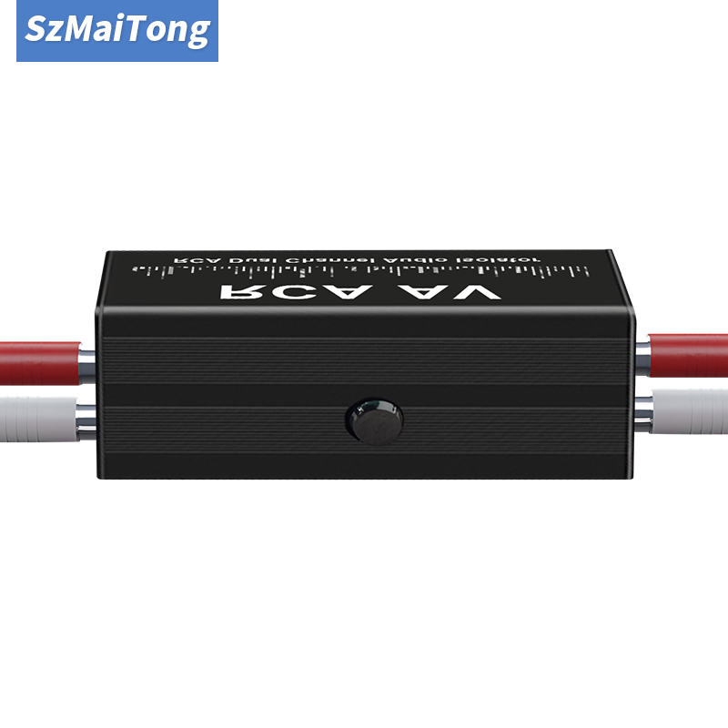 Audio Music Isolator - Isolator Loop Audio RCA 2CH Profesional,