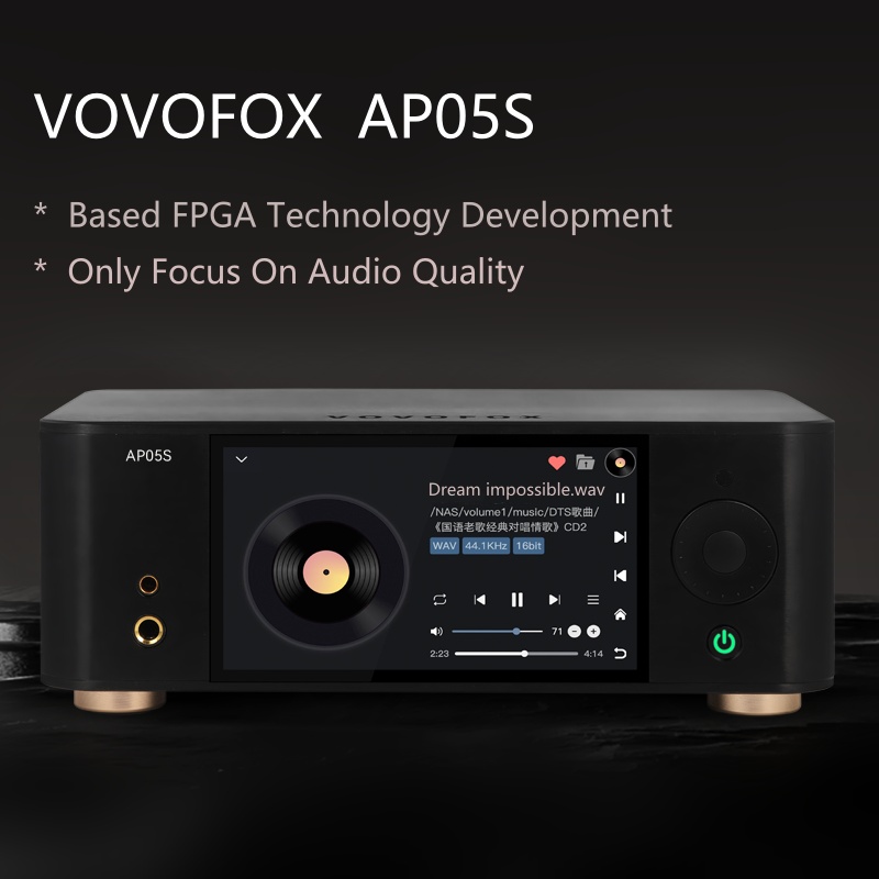 Audio Music To Mp3 - VOVOFOX-HiFi AP05S Pemutar Musik Lossless Berbasis