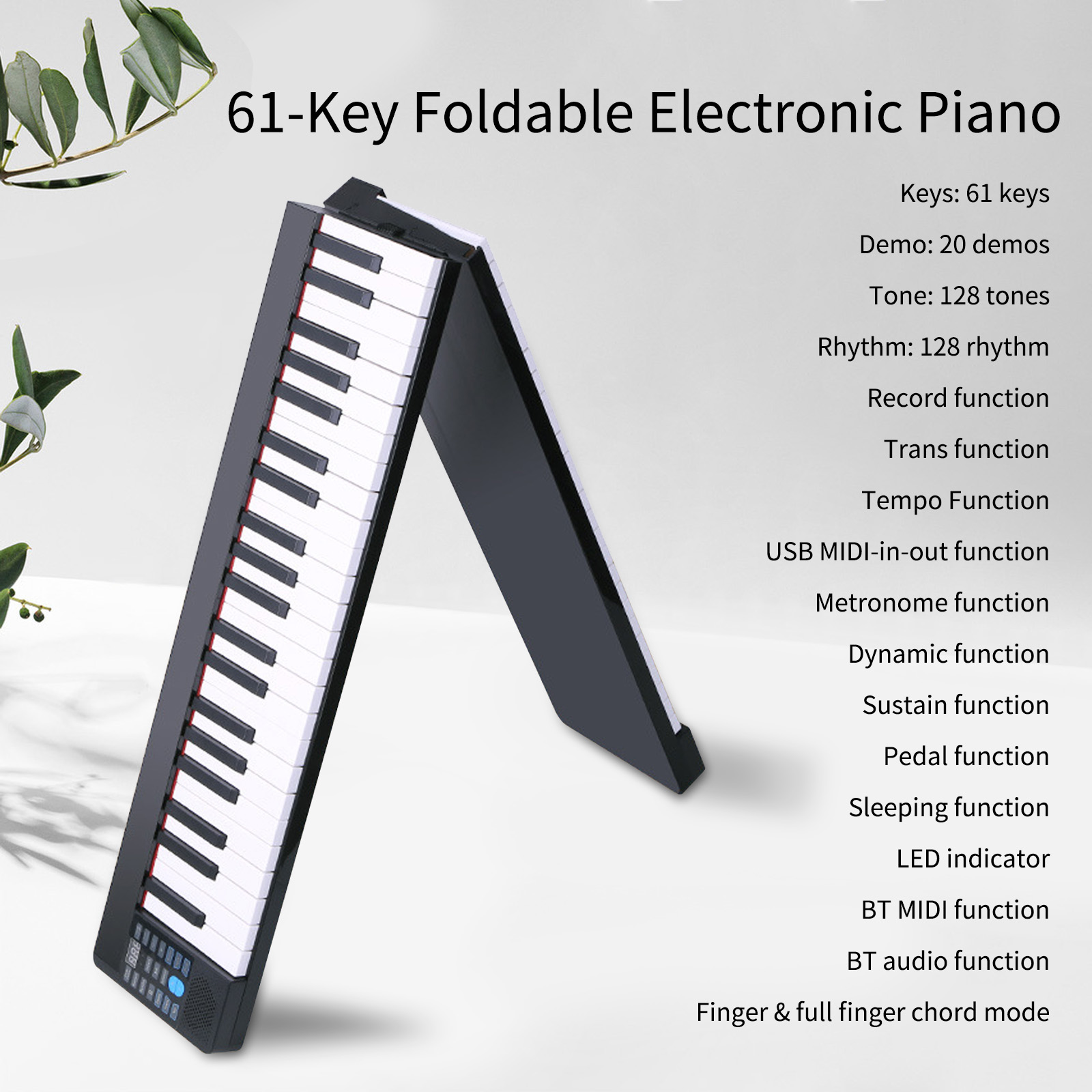 Piano Elektronik Lipat 61-Tomb - Keyboard Piano 61 Key ulasan dan harga