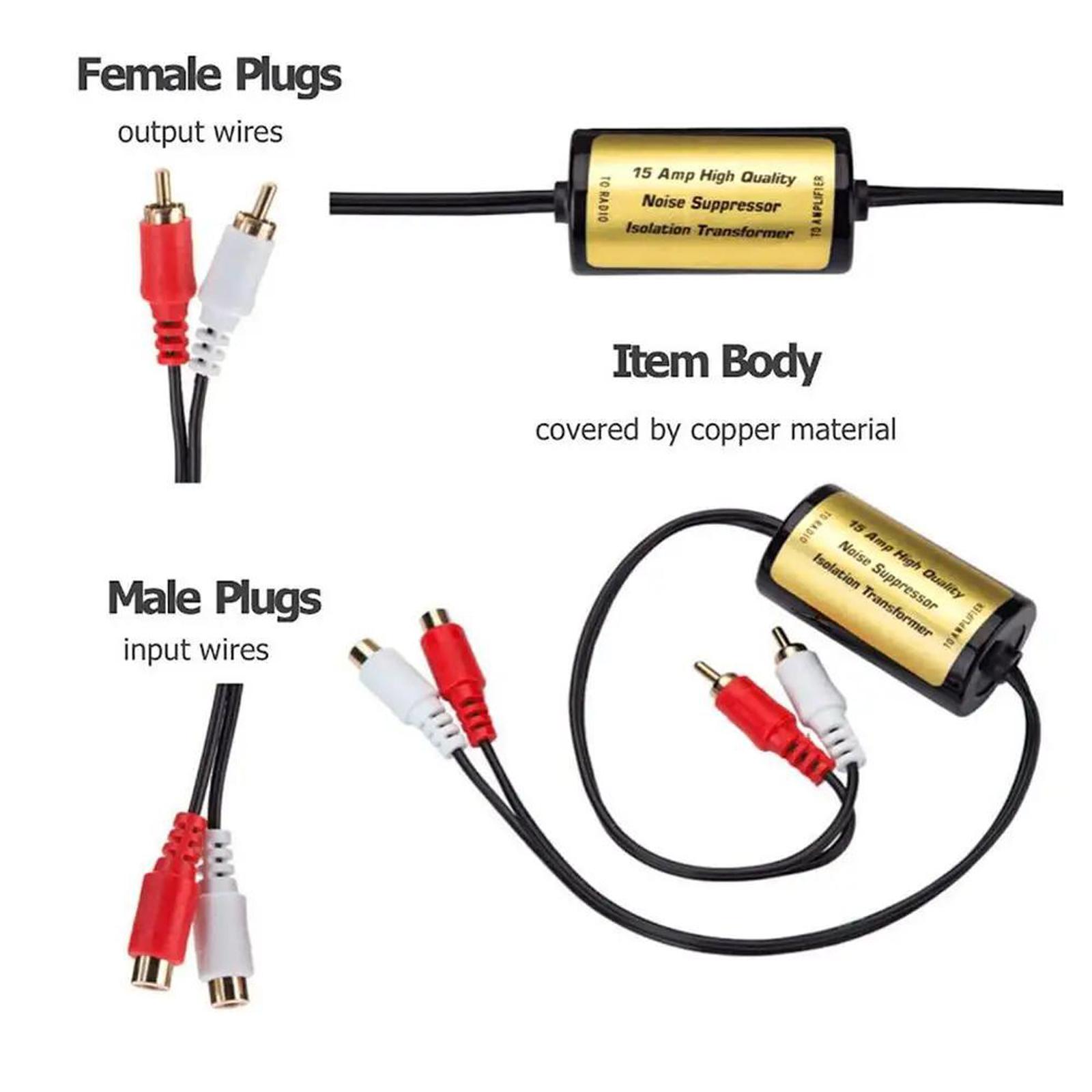 Filter Kebisingan Audio RCA Ge - Audio Music Isolator ulasan dan harga
