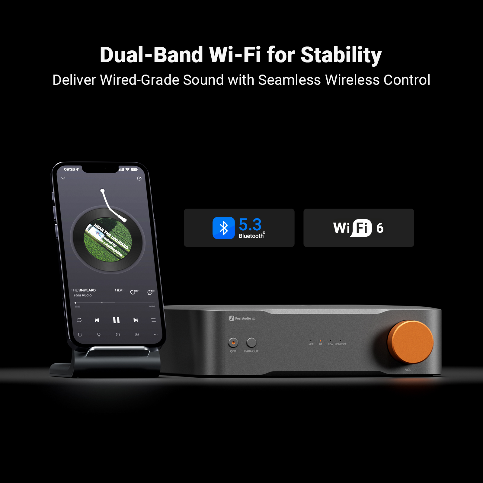 Fosi Audio Hi-Res Music Stream - Audio Music To Mp3 ulasan dan harga