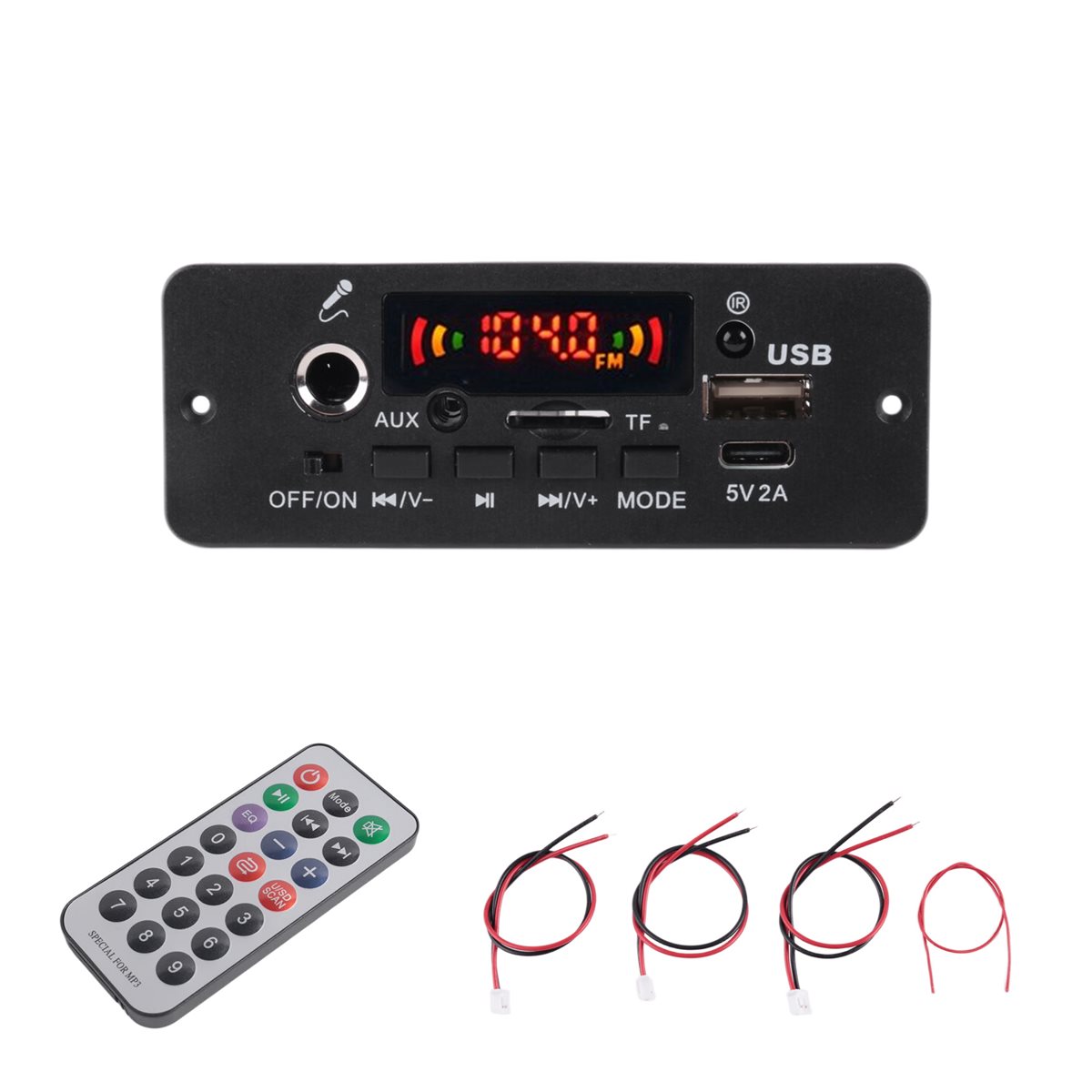 Amplifier Papan Dekoder Audio  - Audio Music To Mp3 ulasan dan harga