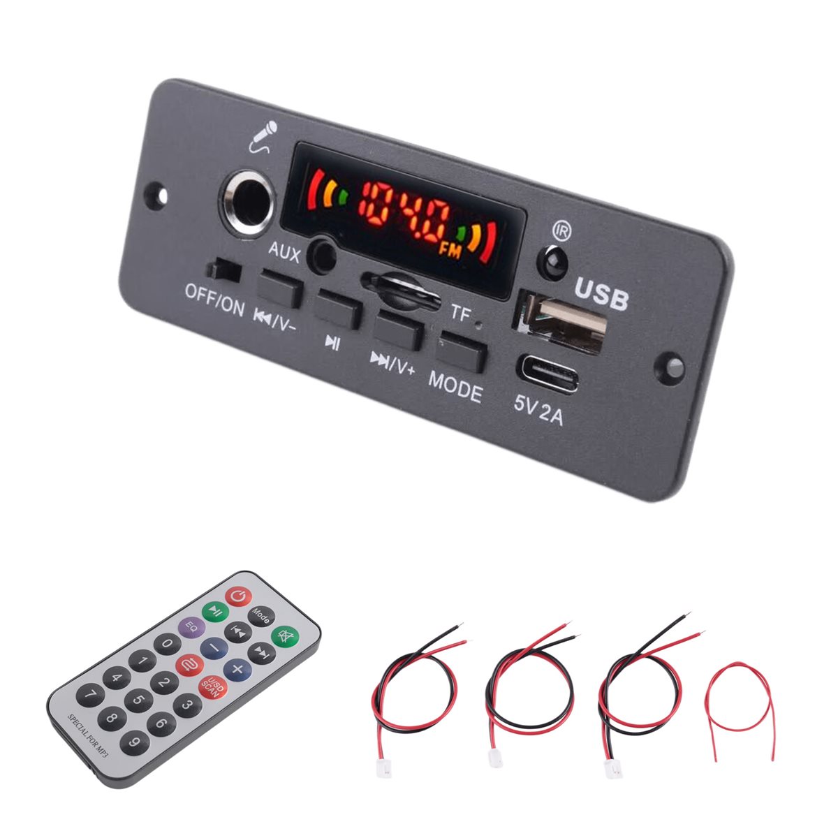 Amplifier Papan Dekoder Audio  - Audio Music To Mp3 ulasan dan harga