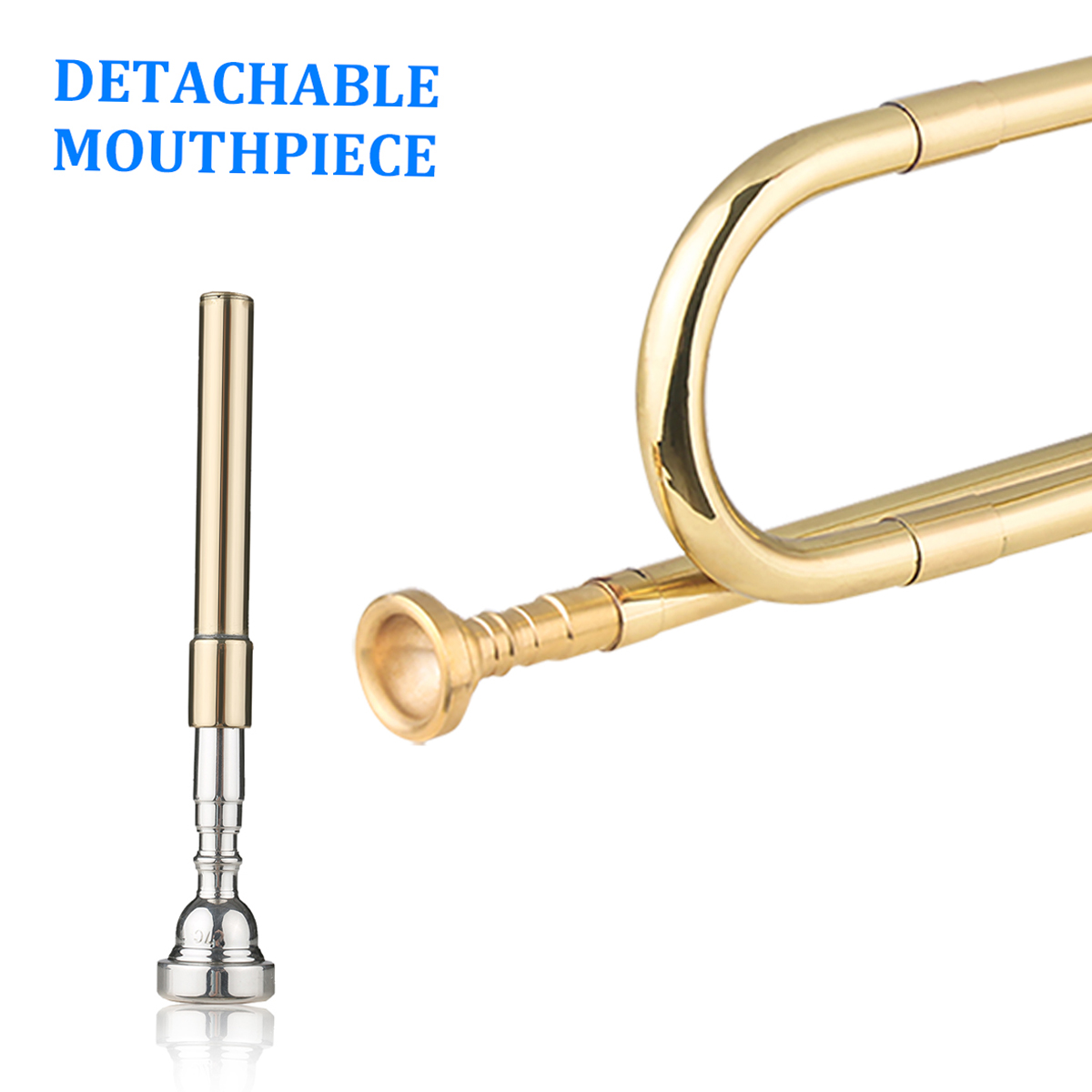 Kuningan C terompet panggilan, - Trombone Mouthpiece ulasan dan harga