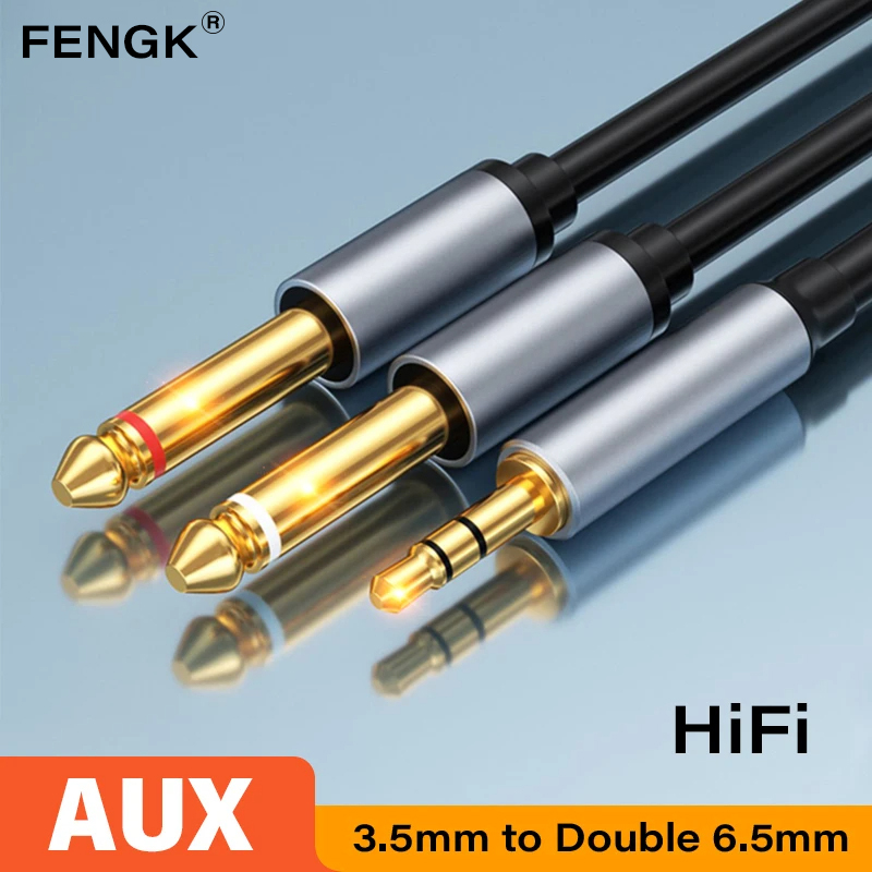 Kabel adaptor TRS, 3.5mm ke ga - Audio Music Mixer ulasan dan harga