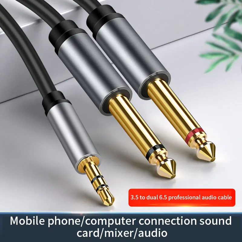 Kabel adaptor TRS, 3.5mm ke ga - Audio Music Mixer ulasan dan harga