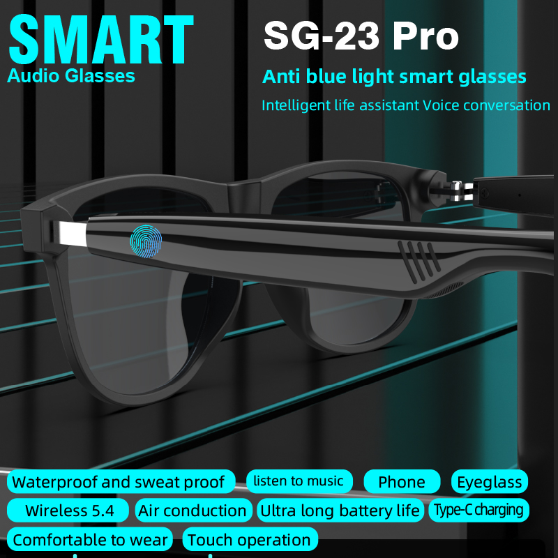 Kacamata Audio Pintar SG‑23 Pr - Music Audio Pro ulasan dan harga