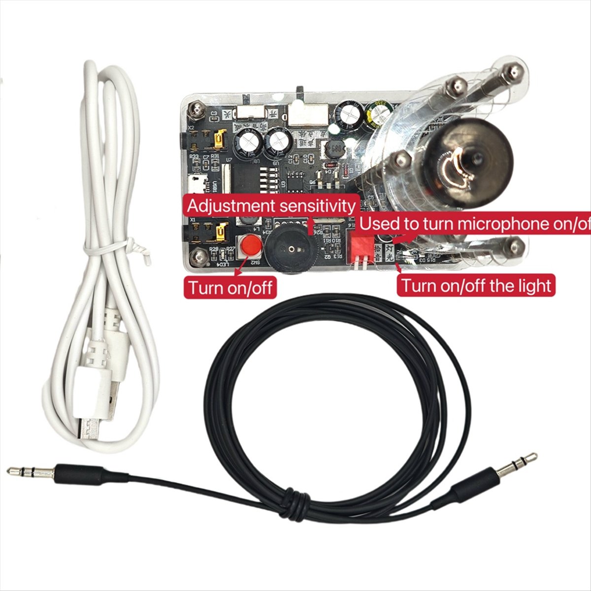 DTC5 Lampu Spektrum Musik USB  - Audio Music In Youtube ulasan dan harga