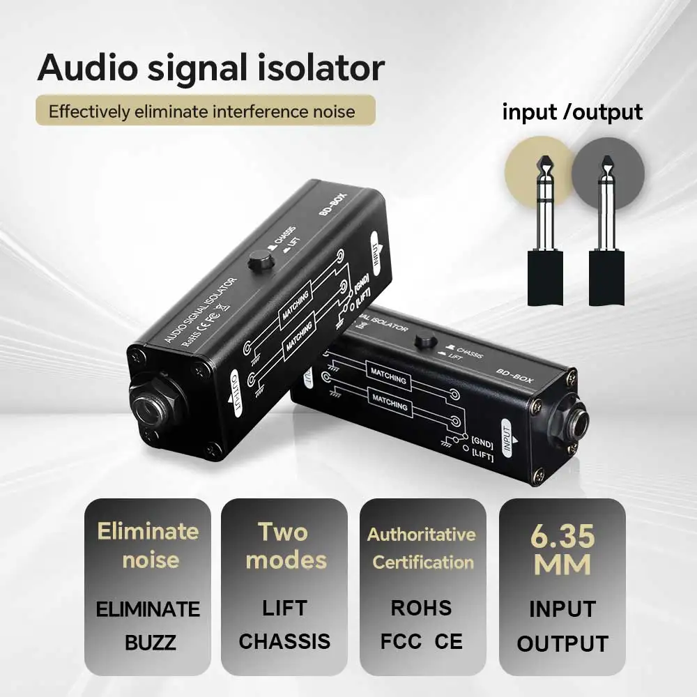Isolator Loop Tanah AUX 6.35MM - Audio Music Isolator ulasan dan harga