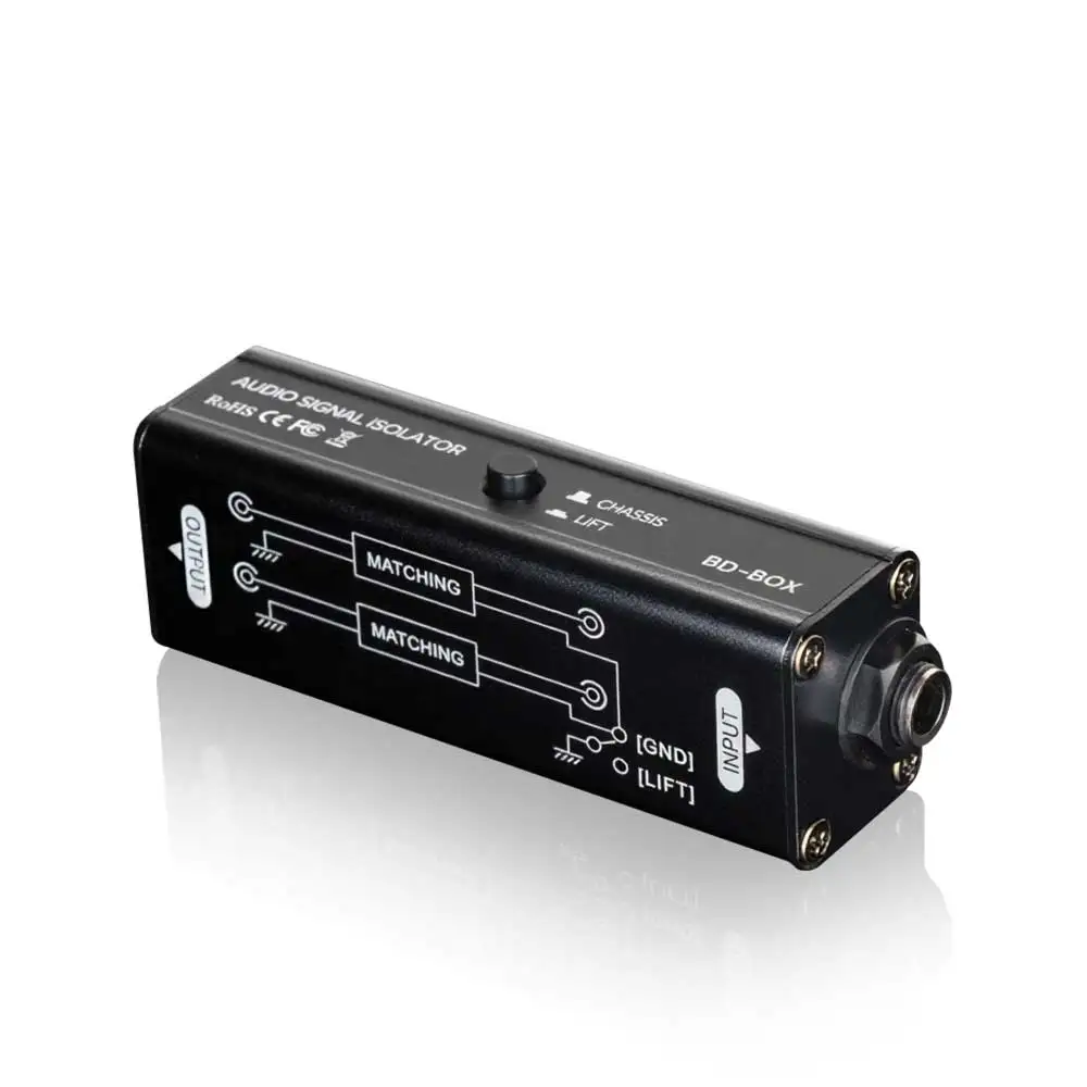 Isolator Loop Tanah AUX 6.35MM - Audio Music Isolator ulasan dan harga