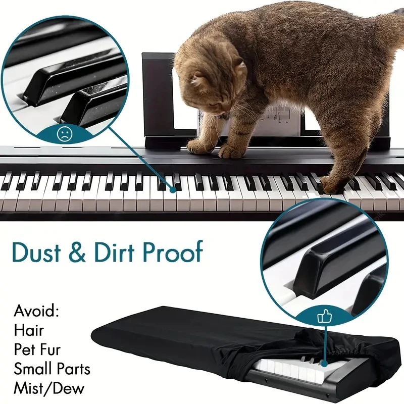 ​ ​ Penutup Debu Keyboard Pian - Keyboard Piano 61 Key ulasan dan harga