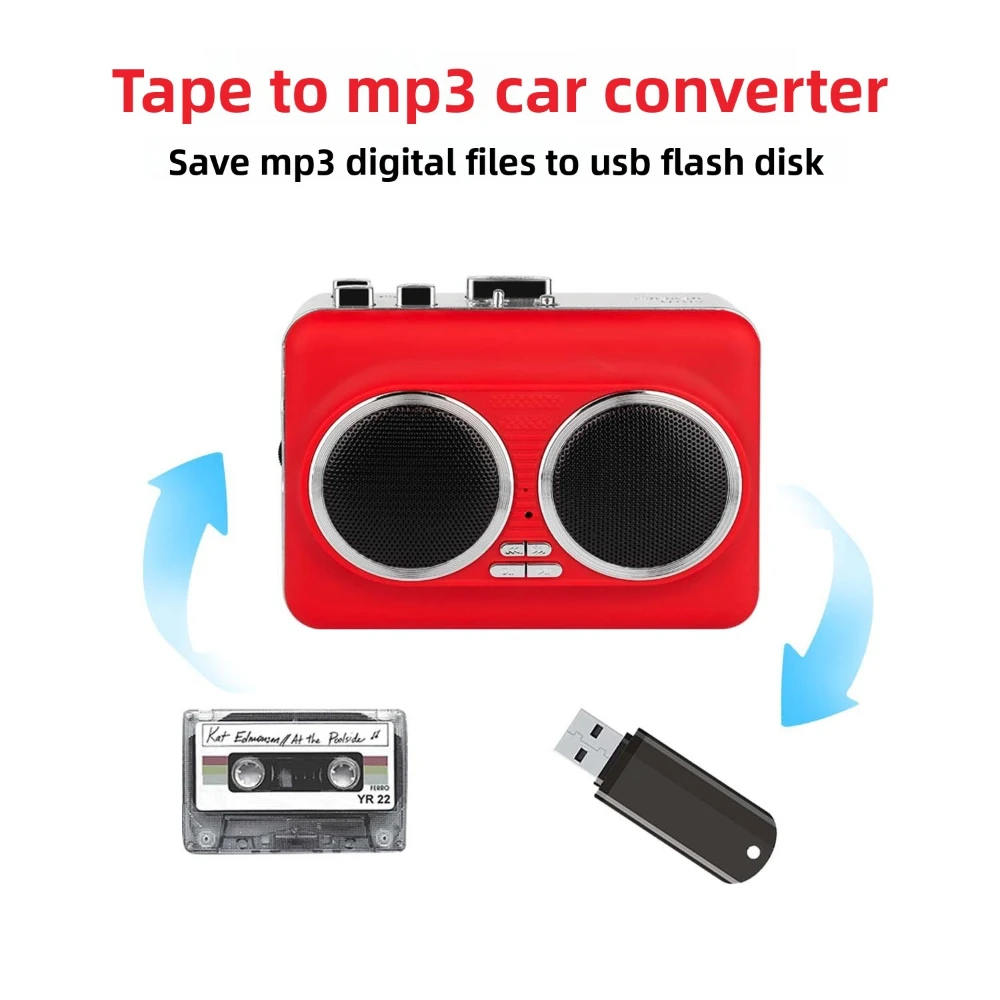 Pemutar Kaset USB, Perekam Aud - Audio Music To Mp3 ulasan dan harga