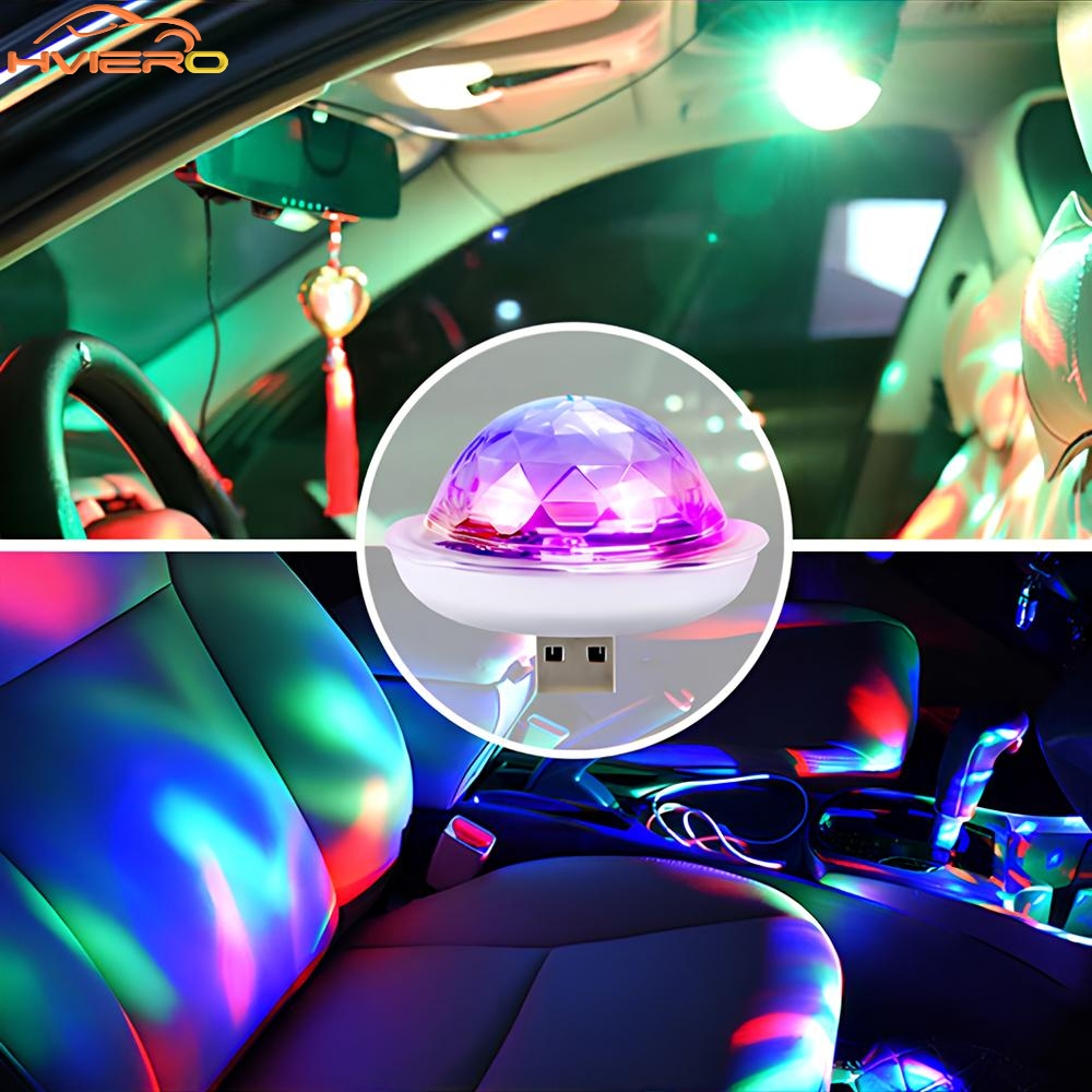 Lampu suasana otomatis DJ RGB  - Audio Music Light ulasan dan harga