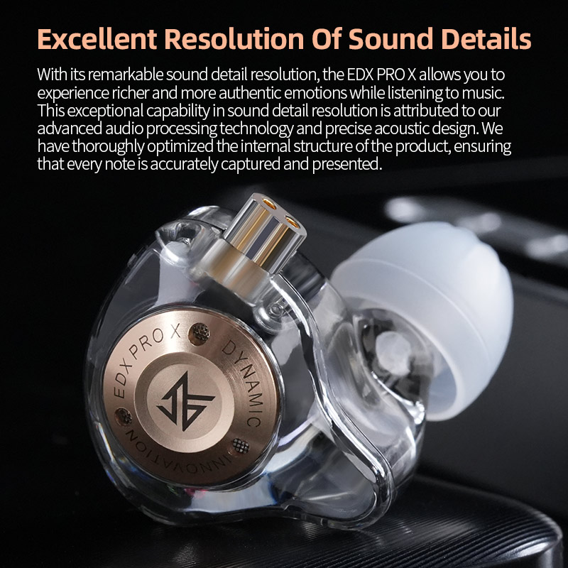 KZ EDX PRO X Earphone dinamis, - Music Audio Pro ulasan dan harga