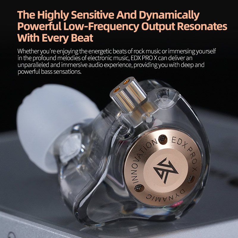 KZ EDX PRO X Earphone dinamis, - Music Audio Pro ulasan dan harga