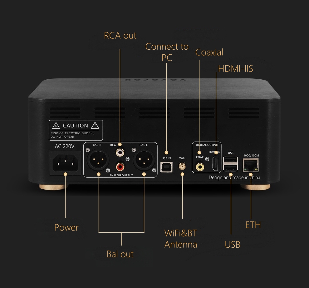 VOVOFOX-HiFi AP05S Pemutar Mus - Audio Music To Mp3 ulasan dan harga
