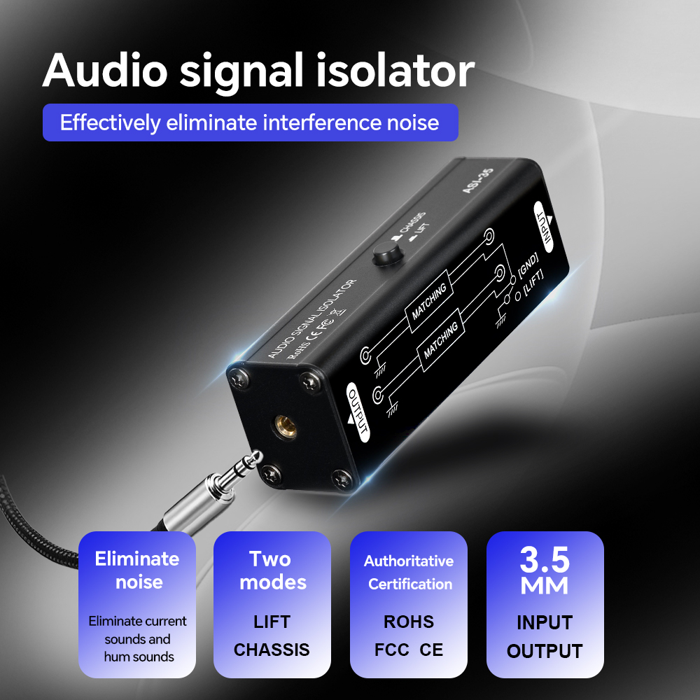 Isolator Loop Tanah AUX 3.5MM  - Audio Music Isolator ulasan dan harga
