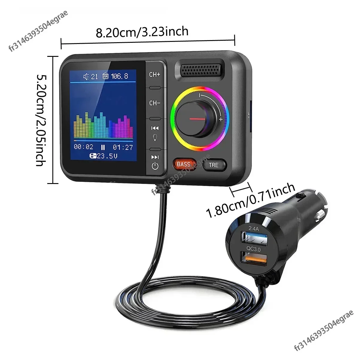Transmitter FM Nirkabel dengan - Audio Music Mp3 ulasan dan harga
