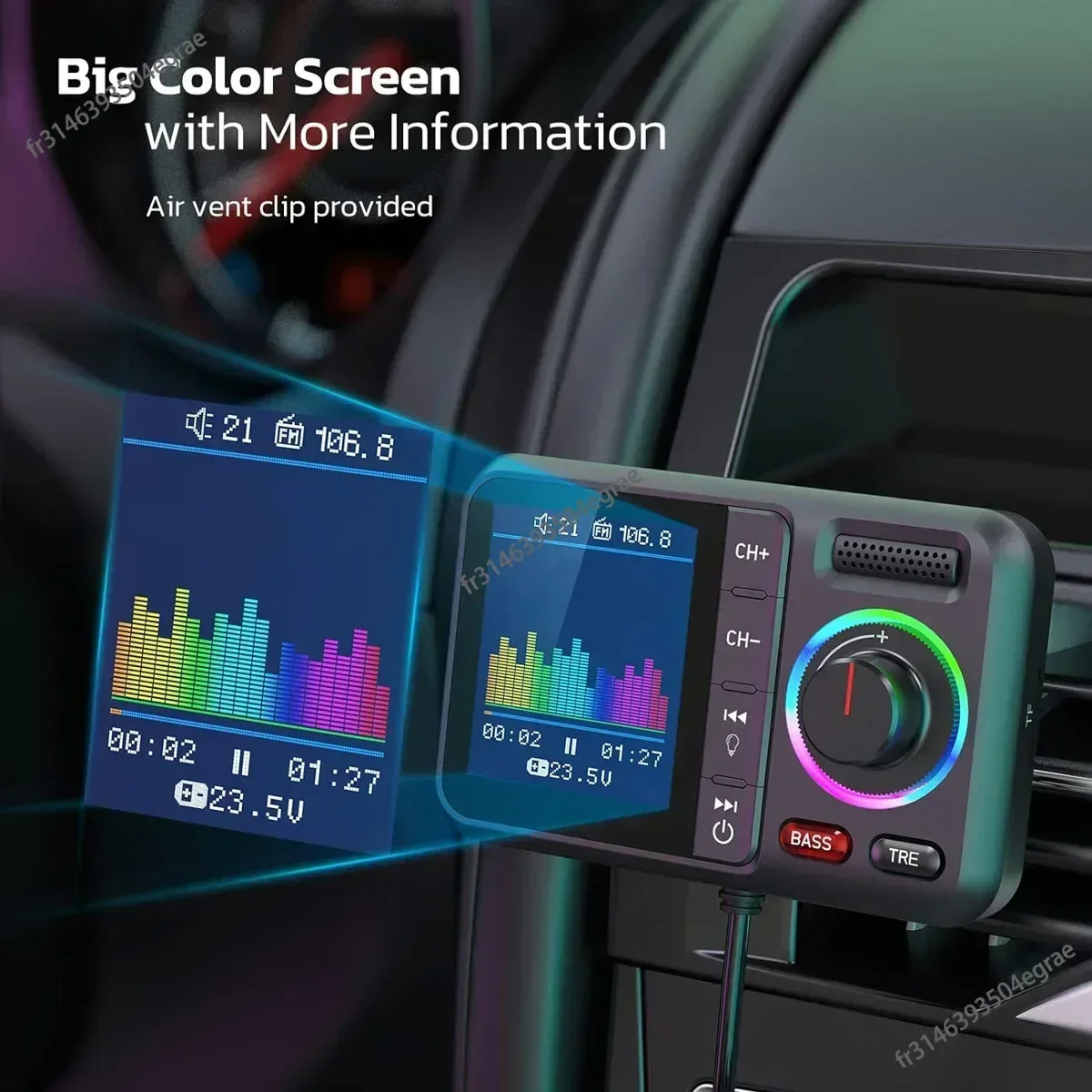 Transmitter FM Nirkabel dengan - Audio Music Mp3 ulasan dan harga